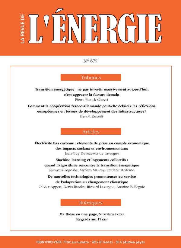 La Revue de l’Énergie n°679