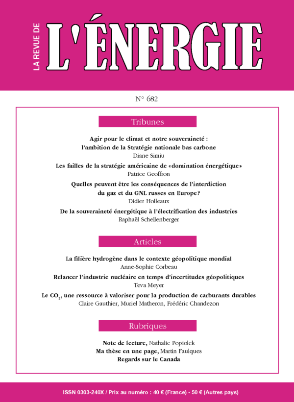 La Revue de l’Énergie n°682