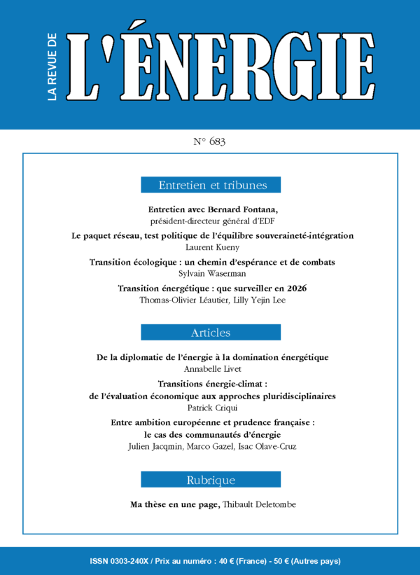 La Revue de l’Énergie n°683