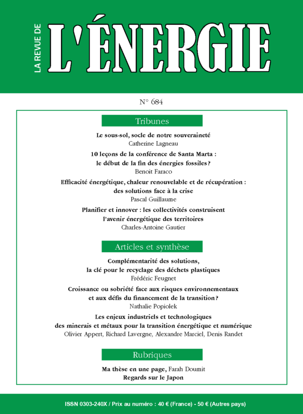 La Revue de l’Énergie n°684